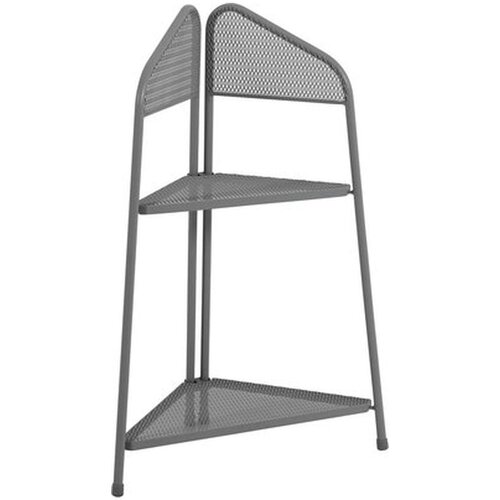 Garden Pleasure Temno siva kovinska vogalna polica za balkon Garden Pleasure MWH, vi&amp;scaron;ina 100 cm Slike