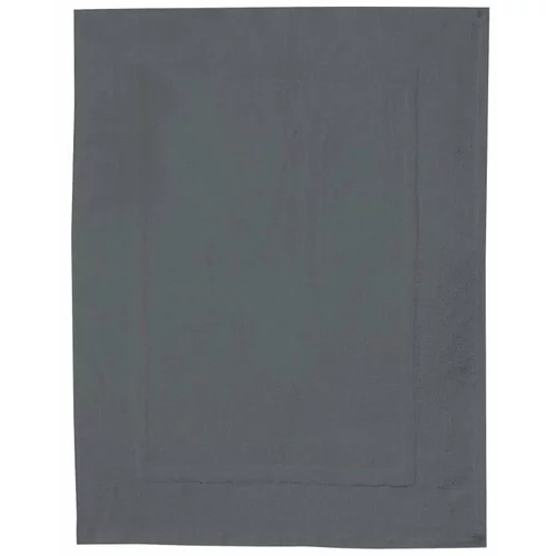 Wenko antracit siva pamučna prostirka za kupaonicu, 50 x 70 cm