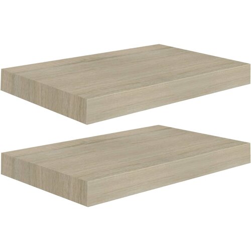 Maison Chic 2 kosi Stenske Police - Viseče police barva hrasta 40x23x3,8 cm MDF, (21794069) Slike