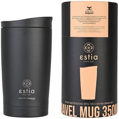 Estia izolirana potovalna skodelica 350ml- MIDNIGHT BLACK Cene