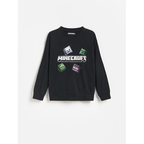 Reserved Majica dugih rukava Minecraft - crno Cijene