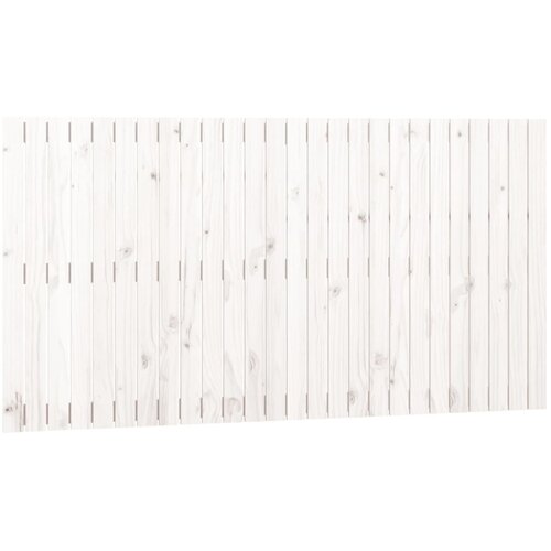 Maison Chic stensko posteljno vzglavje - vzglavna omarica - nočna omarica belo 166x3x90 cm trdna borovina, (21706635) Cene