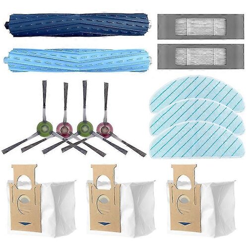 INORCO Glavne stranske krtače Mop Cloth Filter za Ecovacs Deebot Ozmo T9 Aivi T9, (21874181) Slike