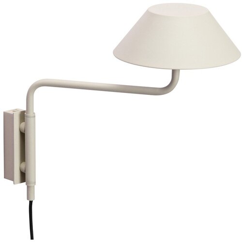 H&amp;uuml;bsch Bež kovinska LED zatemnitvena stenska svetilka z vtikačem &amp;oslash; 30 cm Cover &amp;ndash; Slike