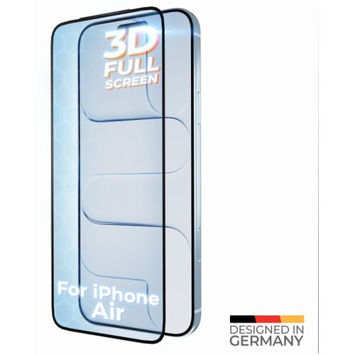 Prio Kaljeno za&amp;scaron;čitno steklo za Apple iPhone Air, Full Cover 3D, črno Slike