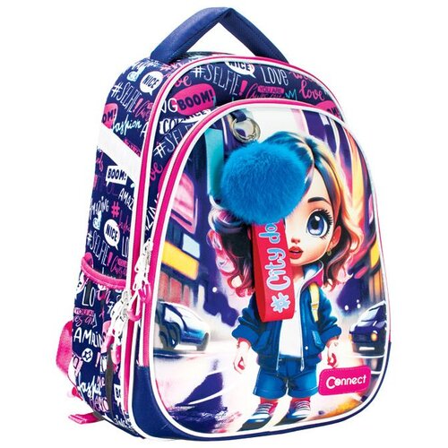 Fokus Connect CONNECT Ranac đački anatomski lagan XT City Doll 60581 Slike