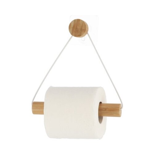 Tendance drzac toalet papira samolepljivi 19x18.3x4 cm bambus/bela ( 91047100 ) Slike