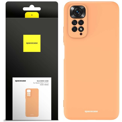 Spacecase SILIKONSKI OVITEK ZA XIAOMI REDMI NOTE 11 11S ORANŽEN, (21963456) Cene