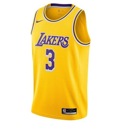 Nike Majice s kratkimi rokavi Nba Los Angeles Lakers Anthony Davis Swingman Rumena Cene