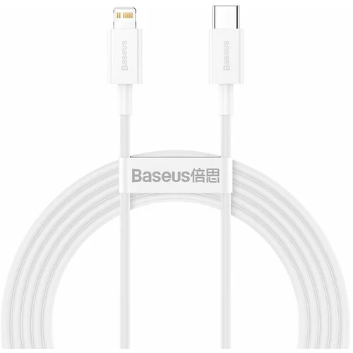 Baseus Superior Series Cable USB-C to Lightning, 20W, PD, 2m (bel), (20628015)