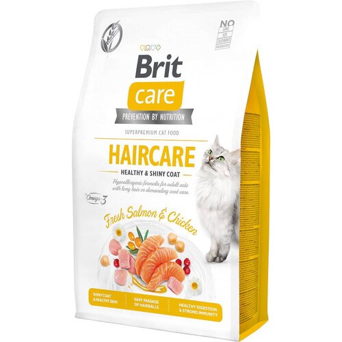 Brit Care Cat Grain-Free Haircare - suha hrana za mačke - 2 kg, (21385775) Cene