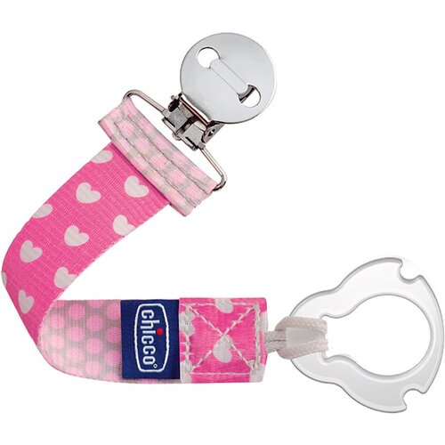 Chicco Fashion Clip držalo za dudo 0m+ Girl 1 kos Slike