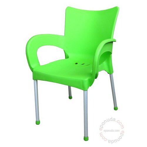 Mega Plast baštenska stolica Smart, Green Slike