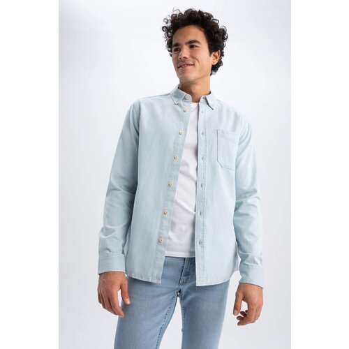 Defacto Slim Fit Long Sleeve Shirt Slike