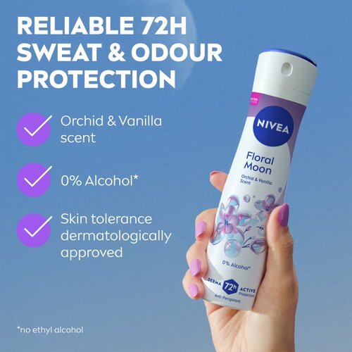 Nivea Floral Moon antiperspirant v pr&amp;scaron;ilu 150 ml Slike