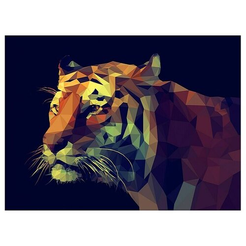 ProArt Young Living Slika na platnu (Colourful Tiger, Š x V: 120 x 90 cm) Cene