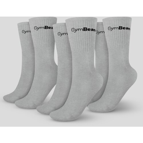 GymBeam Čarape 3/4 Socks 3Pack Grey L Slike