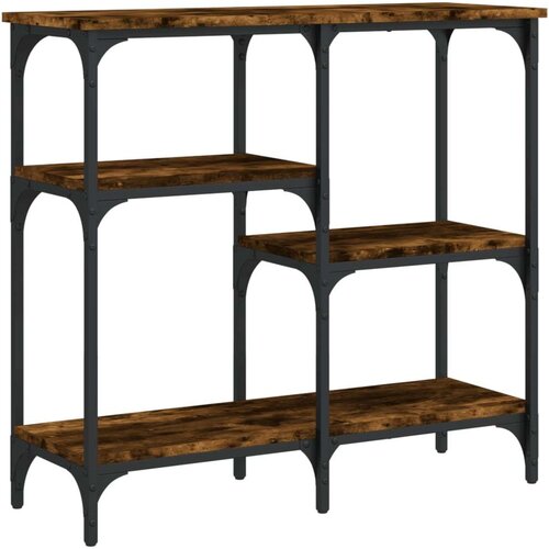VidaXL Konzolni stol boja hrasta 80 x 29 x 75 cm konstruirano drvo Slike
