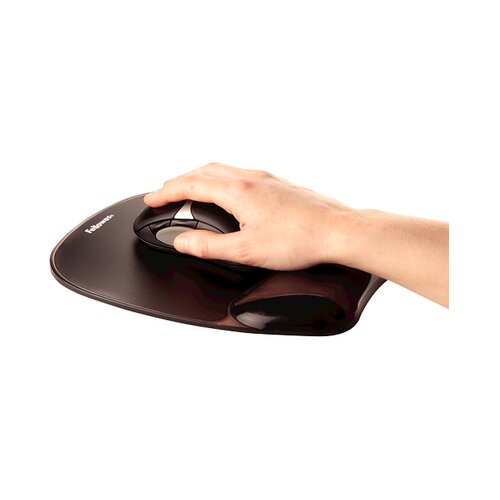 Fellowes podloga sa odmaračem za zglob sa gelom crystals 9112101 crna Slike