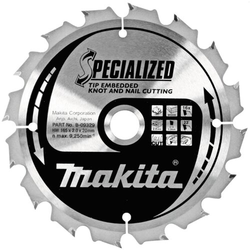 Makita list za testeru od tvrdog metala sa 24 zubaca B-09400 Slike