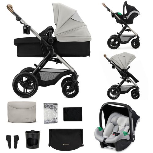 Kinderkraft Voziček Moov 2 XL 3v1 MINK PRO, Moonlight Grey Cene