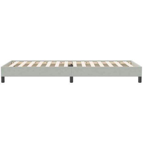 Box Spring krevet bez madracem svijetlo sivi 90x220 cm bar&amp;scaron;un Slike