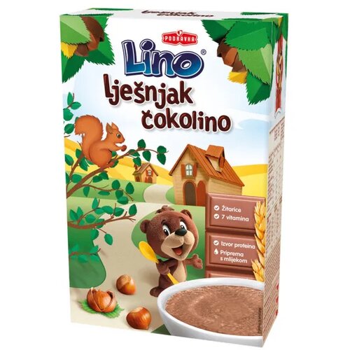 Lino bezmliječna instant kaša lješnik čoko200g Cijene