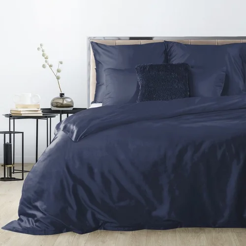 Eurofirany Unisex's Bed Linen 433785 Navy Blue