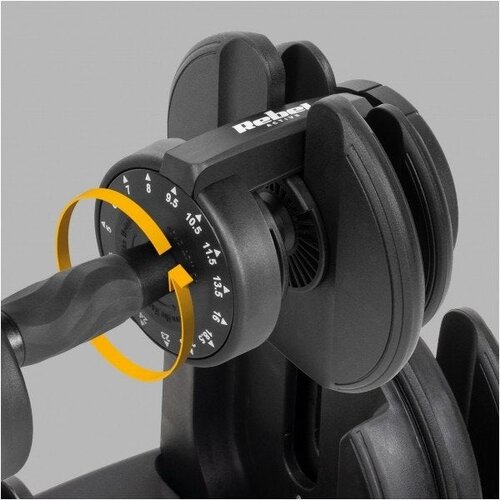 Rebel Active RBA-2303 &amp;ndash; Podesiva enoročna utež 2,5&amp;ndash;24 kg, avtomatsko nastavljanje, 15 ravni teže Slike