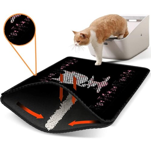 WALLXPERT Nrszn0029 Multicolor Cat Litter Mat Cene
