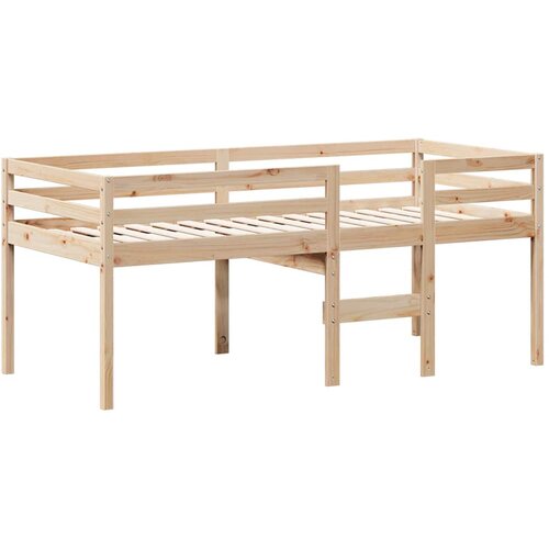  Visoki krevet s krovom 90 x 190 cm od masivne borovine Slike