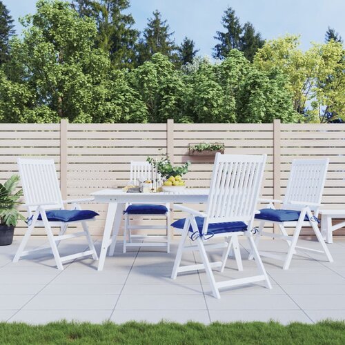  Jastuci za stolice 4 kom plavi 40 x 40 x 7 cm od tkanine Oxford Cijene