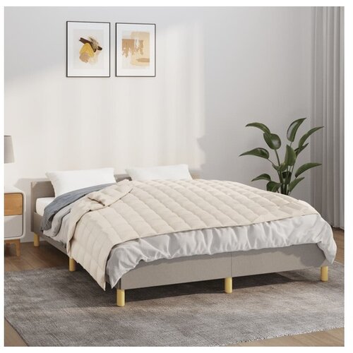  Obtežena odeja svetlo krem 122x183 cm 9 kg blago Cene
