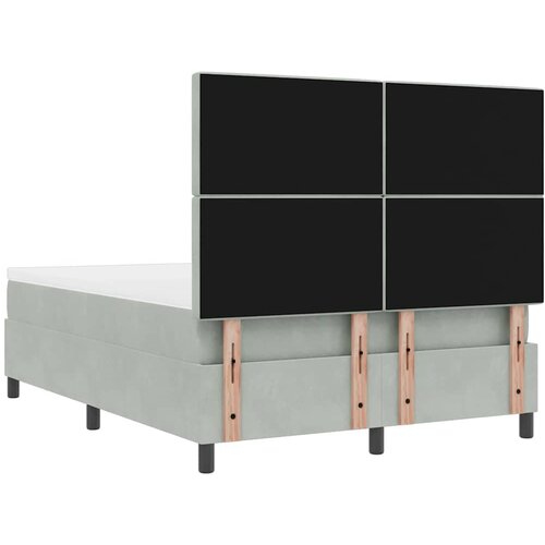  s opruga kutije Svjetlosiva 190 x 140 cm Bar&amp;scaron;un Slike