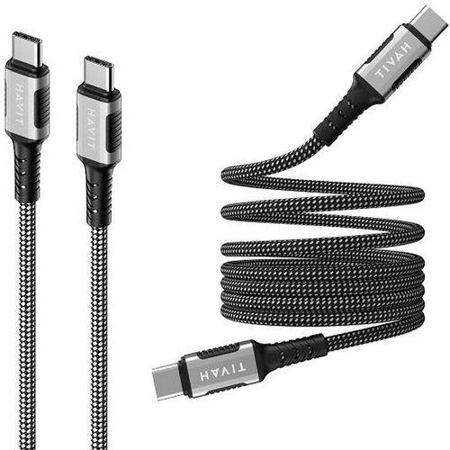 Havit CB6297 - Magnetic cable USB type C to USB type C, 1m (black) Cijene