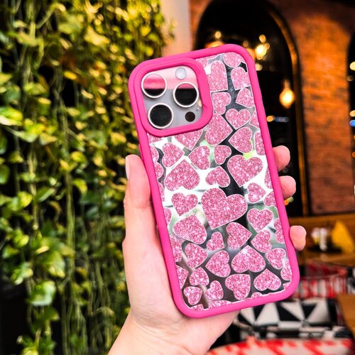  Futrola Luxury Heart za Samsung A266 Galaxy A26 pink Cene