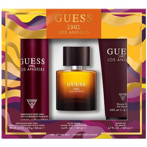 Guess 1981 Los Angeles darilni set za moške Cene