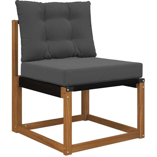  Jastuk za vanjsku sofU 2 pcs Antracit Poliester - Antracit 60 x 60 cm 1x sjedalo +1x naslon (2D s bartagom) Slike