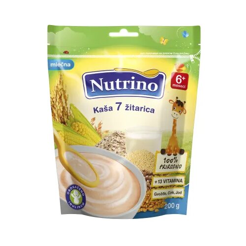 Nutrino mlečna instant kaša 7 žitarica 200g Cijene