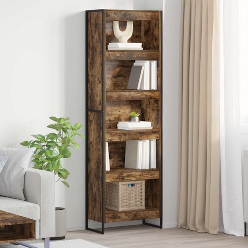Ormarić za knjige 2 pcs Dimni hrast 60 x 30 x 189,5 cm Cene