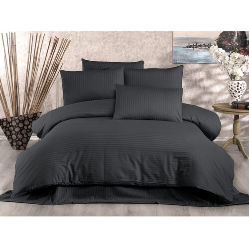 Lilyum - Anthracite Anthracite Single Quilt Cover Set (DE) Cene