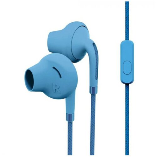 Energy Sistem slušalice Style 2+ Sky žičane bubice sa mikrofonom plava Slike