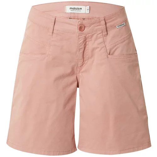 Maloja Outdoor hlače 'Ritom' rosé / črna / bela