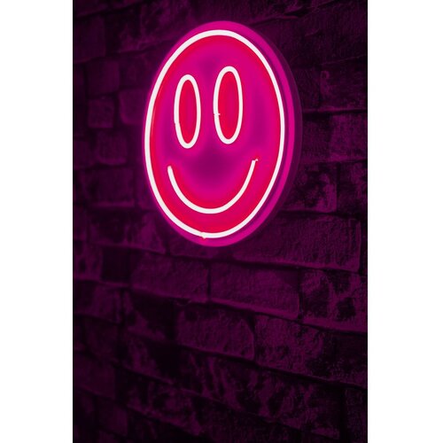 Wallity Dekorativna LED rasveta Smiley, 20x45.5cm, Roze Cene