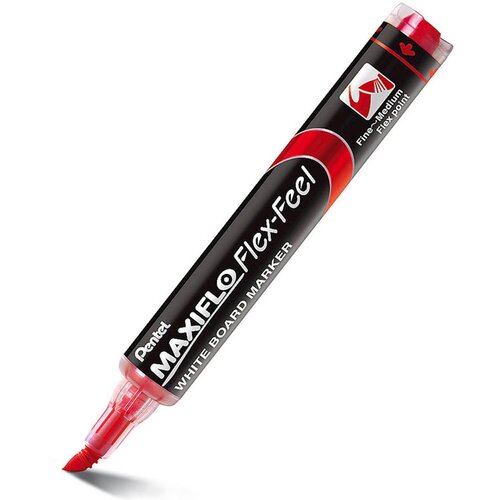 Pentel Marker za belo tablo Maxiflo Flex-feel, rdeča Cene