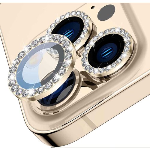  Positioner staklo kamere diamond iphone 13 PRO/13 pro max zlatna Slike