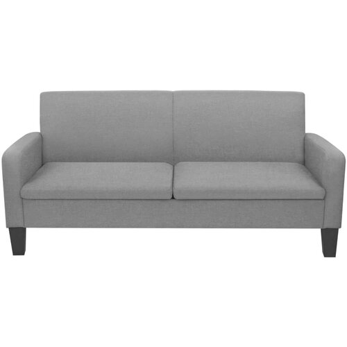 Maison Chic kavč - Sofa - Kanape trosed 180x65x76 cm svetlo siv, (21726524) Cene
