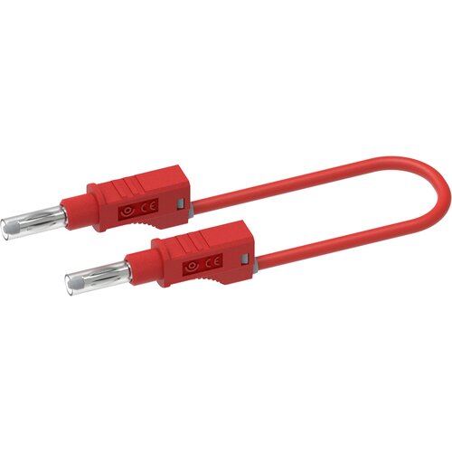 Electro PJP Preizkusni kabel z bananastim vtičem\, ki ga je mogoče naložiti na enega\, + izvlečni tulec\, PVC 2\,5 mm²\, 1\,0 m\, rdeč 2217/600V-CD1-100R merilni vod banana moški konektor ba, (20453787) Cene