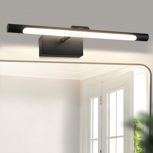 Nettlife kromirana LED svetilka za kopalni&amp;scaron;ko ogledalo, 6 W, 4000 K, nevtralno bela svetloba, možnost pritrditve s sponko ali na steno, (5000491192) Slike