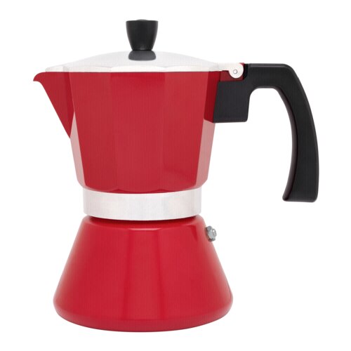 Leopold Vienna Espresso maker red 6 cups LV113007 Slike